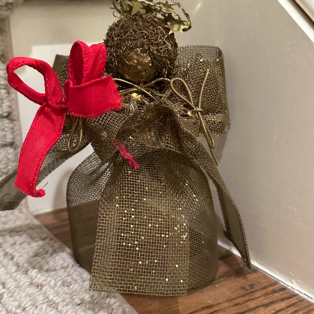 🎄Mesh Angel Ornament /Mini Tree Topper - Picture 9 of 11